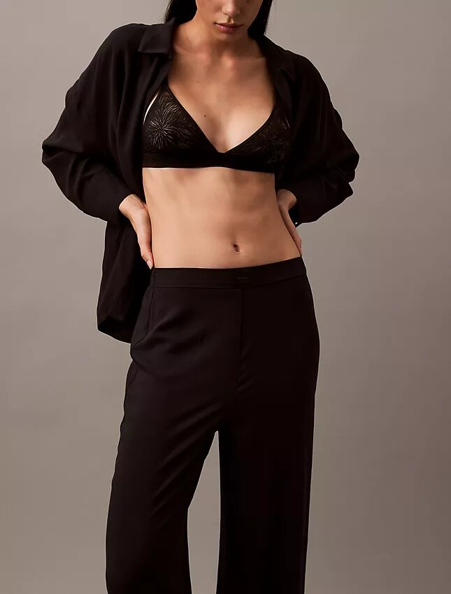 Pantalon de nuit en viscose tissée Pantalon de nuit en viscose tissée