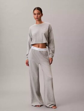 Pantalon de pyjama en jersey de coton avec logo