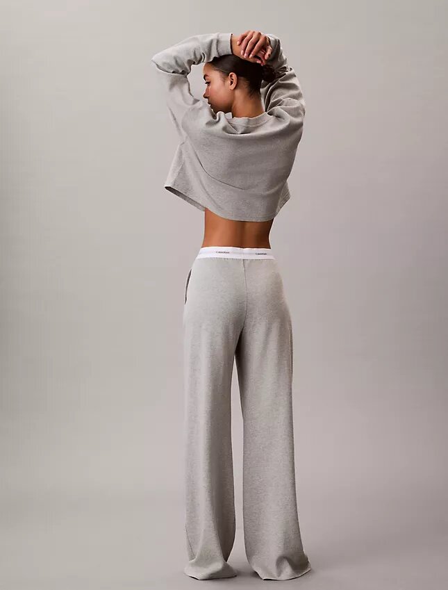 Pantalon de pyjama en jersey de coton avec logo Pantalon de pyjama en jersey de coton avec logo