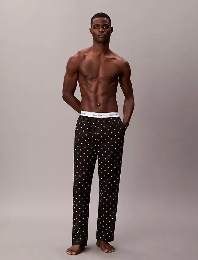 Pantalon de pyjama en popeline de coton Pantalon de pyjama en popeline de coton