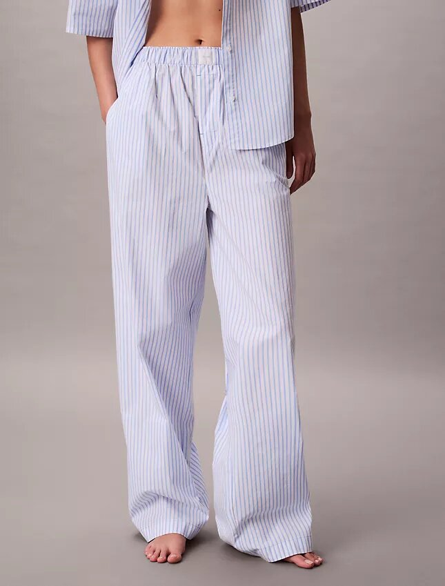 Pantalon de pyjama en popeline de coton Pantalon de pyjama en popeline de coton