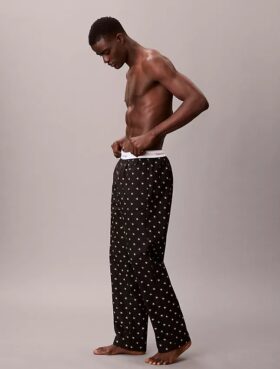 Pantalon de pyjama en popeline de coton