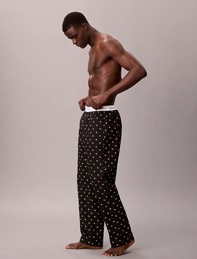 Pantalon de pyjama en popeline de coton Pantalon de pyjama en popeline de coton