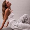 Pantalon de survêtement avec bandeau logo Pantalon de survêtement avec bandeau logo