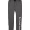 Pantalon de survêtement à cordon de serrage avec logo CKJ pour garçons Pantalon de survêtement à cordon de serrage avec logo CKJ pour garçons