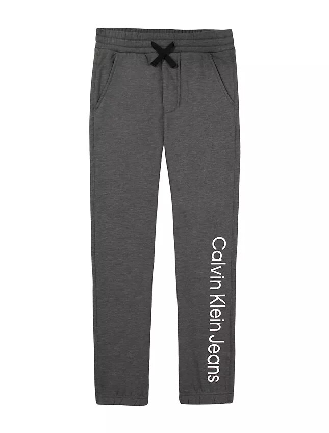 Pantalon de survêtement à cordon de serrage avec logo CKJ pour garçons Pantalon de survêtement à cordon de serrage avec logo CKJ pour garçons
