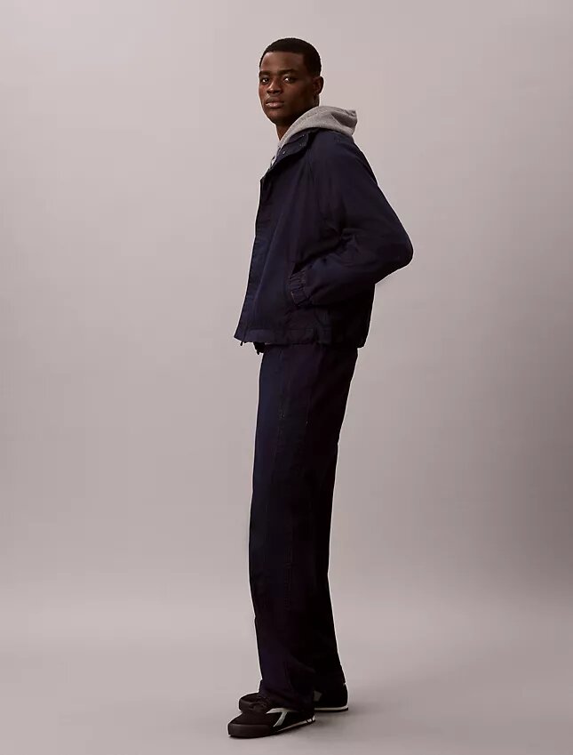 Pantalon de survêtement en denim indigo léger Pantalon de survêtement en denim indigo léger