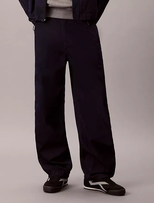 Pantalon de survêtement en denim indigo léger Pantalon de survêtement en denim indigo léger