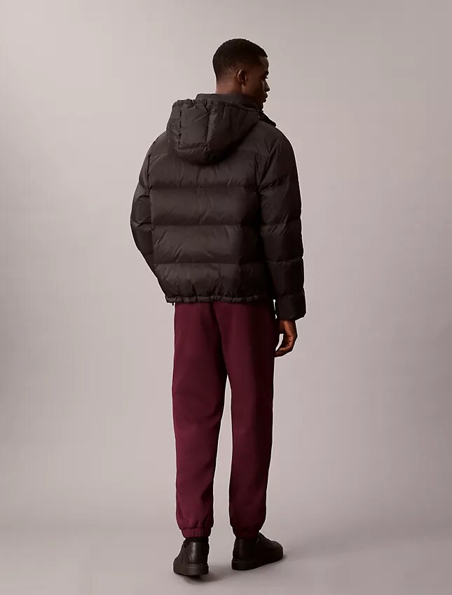 Pantalon de survêtement en molleton avec motif Monogram superposé Pantalon de survêtement en molleton avec motif Monogram superposé