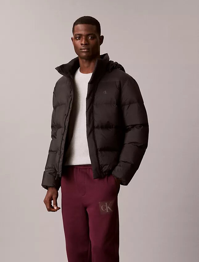 Pantalon de survêtement en molleton avec motif Monogram superposé Pantalon de survêtement en molleton avec motif Monogram superposé