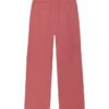 Pantalon de survêtement en éponge à jambes larges pour filles Pantalon de survêtement en éponge à jambes larges pour filles