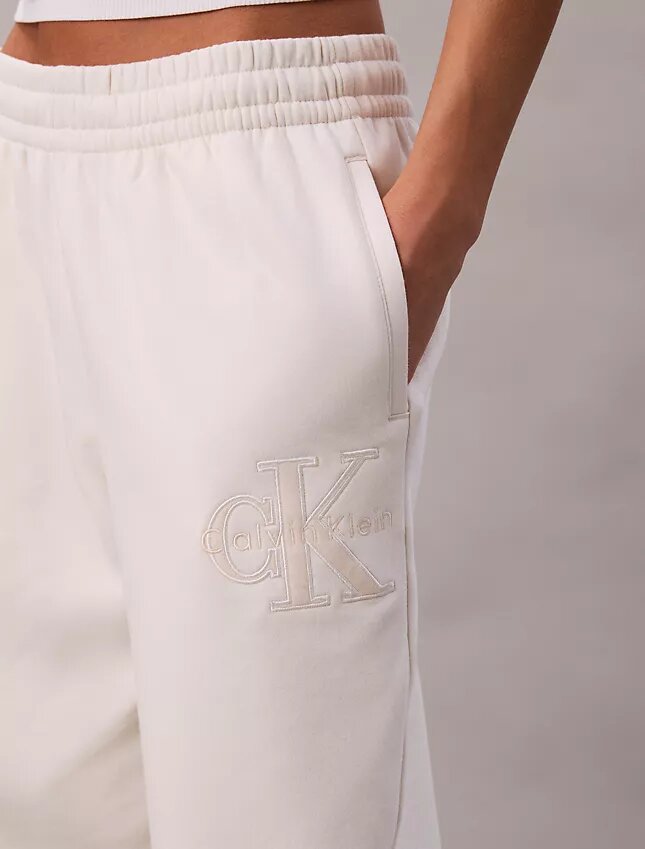 Pantalon de survêtement en velours polaire Monologo Pantalon de survêtement en velours polaire Monologo