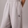 Pantalon de survêtement à jambes larges en molleton Monologo Pantalon de survêtement à jambes larges en molleton Monologo