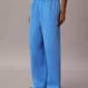 Pantalon de survêtement à jambes larges en molleton Monologo Pantalon de survêtement à jambes larges en molleton Monologo