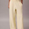 Pantalon de survêtement à jambes larges en molleton Monologo Pantalon de survêtement à jambes larges en molleton Monologo