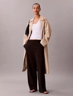 Pantalon de voyage en crêpe extensible