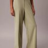 Pantalon de voyage en crêpe extensible Pantalon de voyage en crêpe extensible