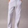Pantalon droit avec bandeau logo Pantalon droit avec bandeau logo