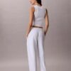 Pantalon droit avec bandeau logo Pantalon droit avec bandeau logo