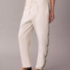 Pantalon droit avec bandeau logo