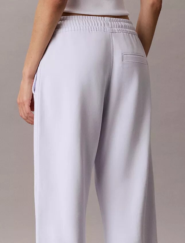 Pantalon droit avec bandeau logo Pantalon droit avec bandeau logo