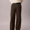 Pantalon droit décontracté à pinces Pantalon droit décontracté à pinces
