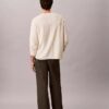 Pantalon droit décontracté à pinces Pantalon droit décontracté à pinces