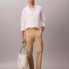 Pantalon droit en Cotton Stretch Pantalon droit en Cotton Stretch