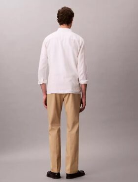 Pantalon droit en Cotton Stretch