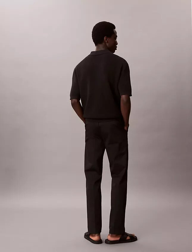 Pantalon droit en Cotton Stretch Pantalon droit en Cotton Stretch
