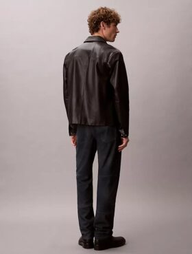 Pantalon droit en daim style années 90