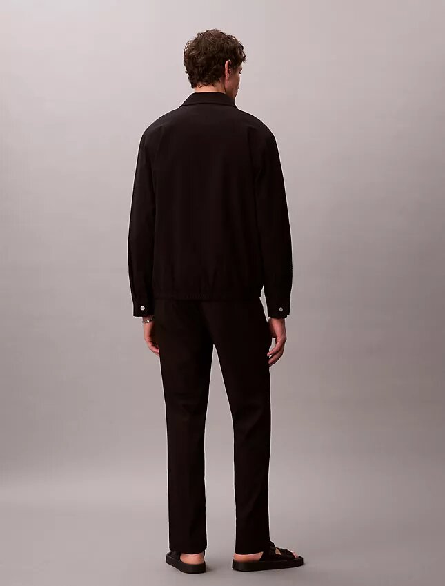 Pantalon droit en seersucker Pantalon droit en seersucker