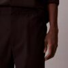 Pantalon droit en seersucker Pantalon droit en seersucker