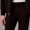 Pantalon droit en seersucker Pantalon droit en seersucker