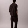 Pantalon droit en seersucker Pantalon droit en seersucker