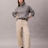 Pantalon droit en sergé de coton Cotton Stretch Pantalon droit en sergé de coton Cotton Stretch