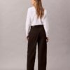 Pantalon droit en sergé de coton Cotton Stretch Pantalon droit en sergé de coton Cotton Stretch
