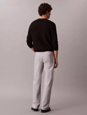 Pantalon droit standard extensible à 5 poches