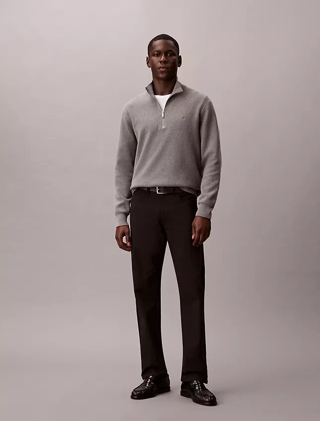Pantalon droit standard extensible à 5 poches Pantalon droit standard extensible à 5 poches