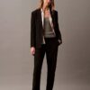 Pantalon droit stretch raffiné Pantalon droit stretch raffiné