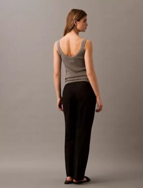 Pantalon droit stretch raffiné
