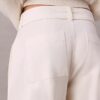 Pantalon en coton avec ceinture Pantalon en coton avec ceinture