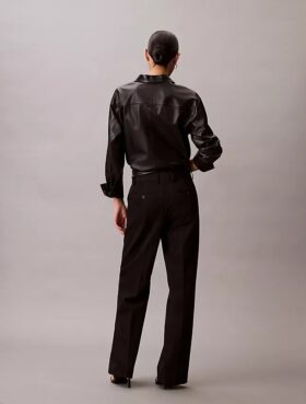 Pantalon en gabardine de laine mélangée Pantalon en gabardine de laine mélangée