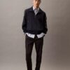 Pantalon en laine mélangée à enfiler Pantalon en laine mélangée à enfiler