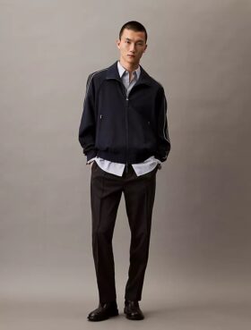 Pantalon en laine mélangée à enfiler Pantalon en laine mélangée à enfiler