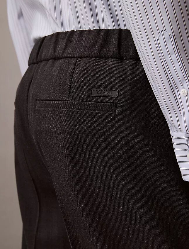 Pantalon en laine mélangée à enfiler Pantalon en laine mélangée à enfiler