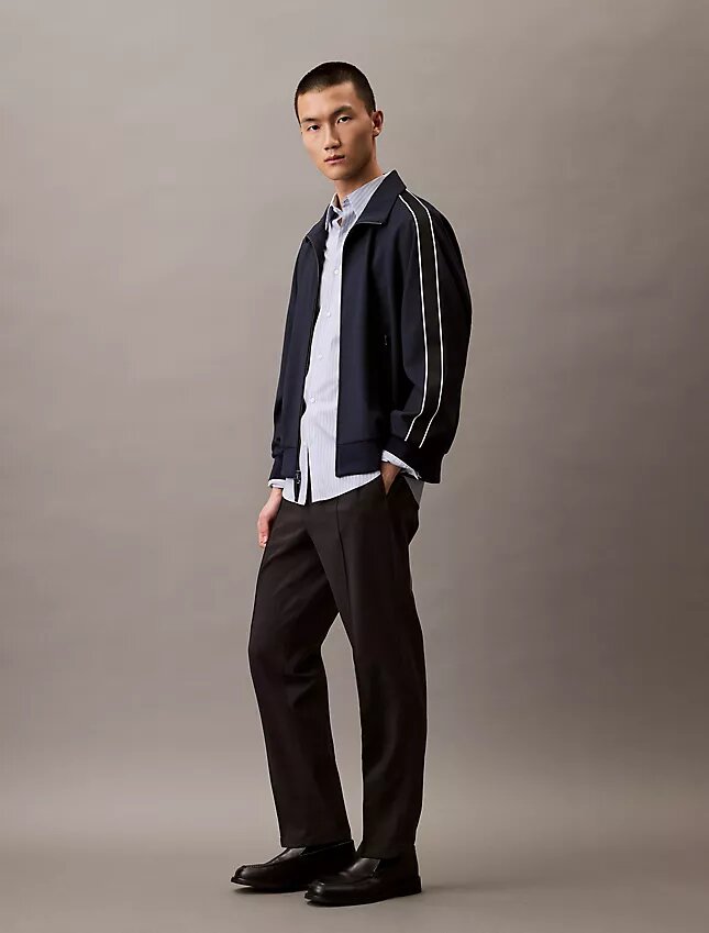 Pantalon en laine mélangée à enfiler Pantalon en laine mélangée à enfiler