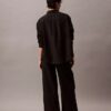 Pantalon en lin et coton à enfiler Pantalon en lin et coton à enfiler