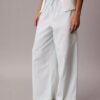 Pantalon en lin et coton à enfiler Pantalon en lin et coton à enfiler