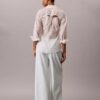 Pantalon en lin et coton à enfiler Pantalon en lin et coton à enfiler